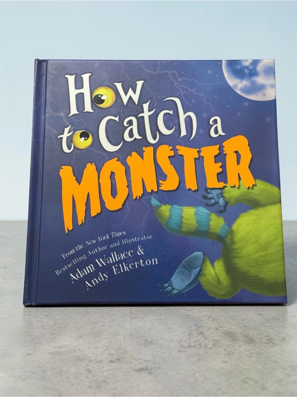 How to Catch a Monster children’s book - Blue & Green